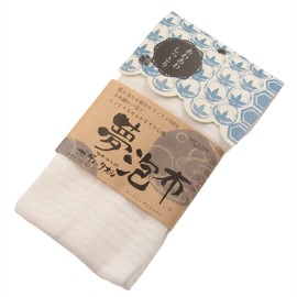 Orim Imabari Body Towel, Dream Foam Cloth (Yumehopu), Cotton, 9.8 x 33.5 inches (25 x 85 cm)