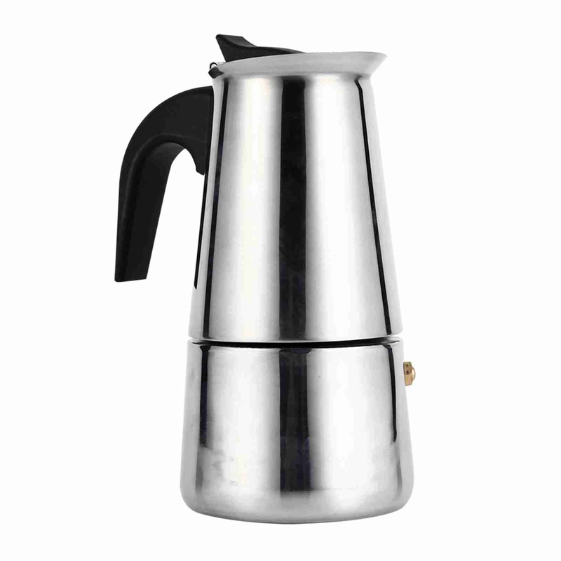 Stainless Steel Percolator Moka Pot Coffee Maker Stove Home Office