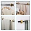 8 Pack No Drilling Curtain Rod Holder, Self Adhesive Curtain