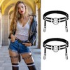 2 Pieces Of Garter, Punk Style Accessories, Adjustable Leg Ring,