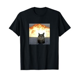 Goofy Cat Explosion T-Shirt