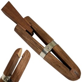 Mahogany Wood Ring Clamp with Wedge Jewellery Craft Tool for Polishing Tool