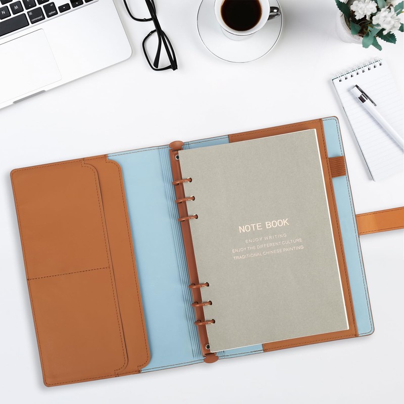 Skycase A5 Binder, A5 Ring Binder, A5 Refillable, PU Leather