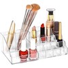 Makeup Cosmetic Organizer Drawer. Cosmetic Display Cases with 16 Holders.