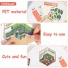 6 Sets DIY 3D House Stickers, Fun DIY Stickers Scene