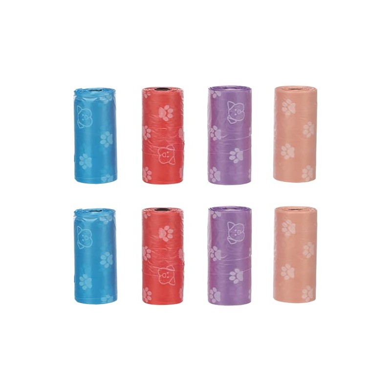 Flamingo Poop Bag Basic Paws Multicoloured 8 x 15 Pieces