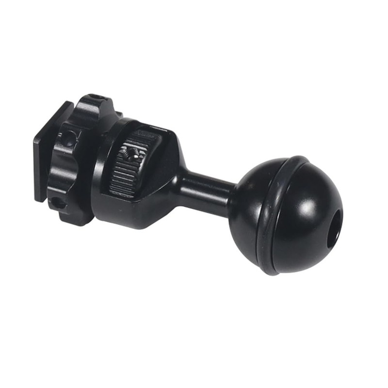 CS PRIORITY CNC Adjustable 1Inch Ball Head Mount Cold Shoe