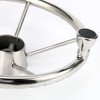 Amarine Made 5-Spoke 13-1/2 Inch Destroyer Style Stainless Boat Steering