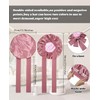 Ducclucc Double Layer Satin Bonnet for Sleeping Hair Bonnet with