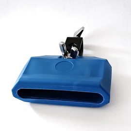 Plastic Musical Jam Block, Latin Percussion Instrument, Blue，Hand Percussion (Blue)