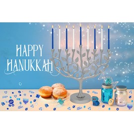 Hanukkah Paper Confetti, Chanuka Holiday Confetti (300 Pieces)