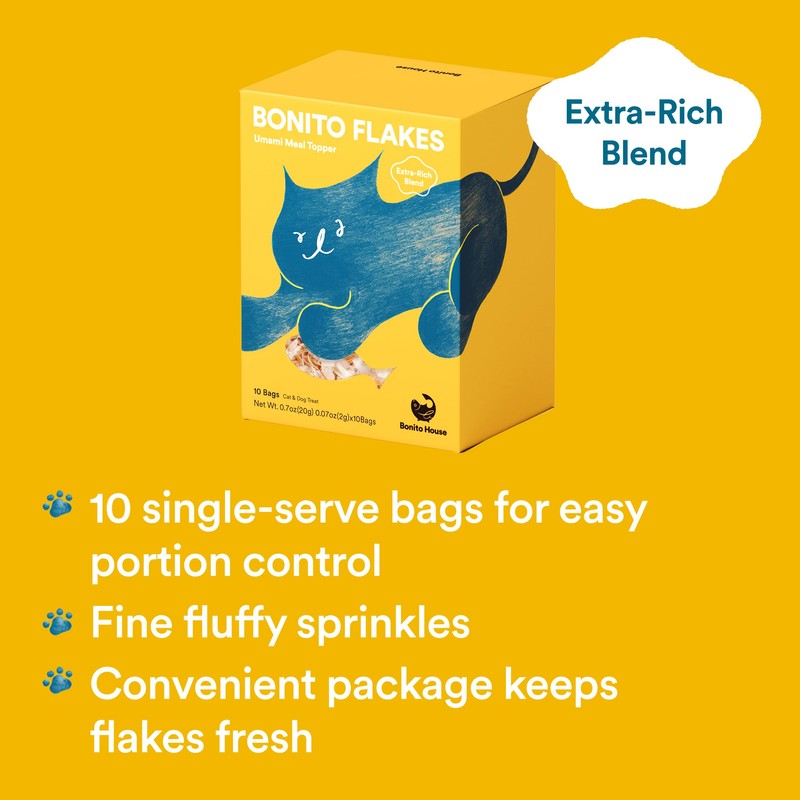 Meal Topper Bonito Flakes for Cats & Dogs – 100%