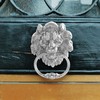 MOLIGOU Lion Head Door Knocker, 6 Inch Front Door Knocker,