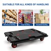 Furniture Dolly, Black Moving Dolly Connectable, 24in-16in, 800 Lbs Capacity,