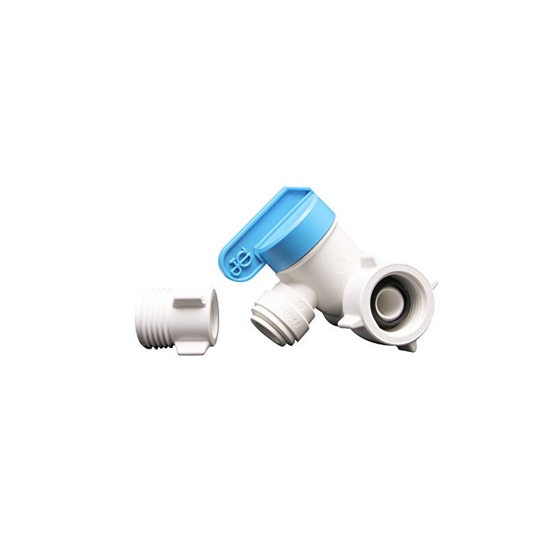 John Guest Angle Stop Adapter Valve 1/2" X 3/8" X