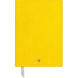 Montblanc Notebook 116519 Fine Stationery #146 Yellow – Elegant Soft Cover Journal – Lined Notebook with Leather Binding – A5