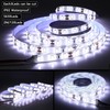 Tesfish 12V LED Strip, 2M SMD 5630 White 6000K LED