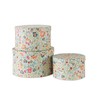 Soul & Lane Botanica Bliss Green Round Hat Boxes with
