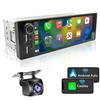 Single Din Car Stereo with Wireless Apple CarPlay Android Auto