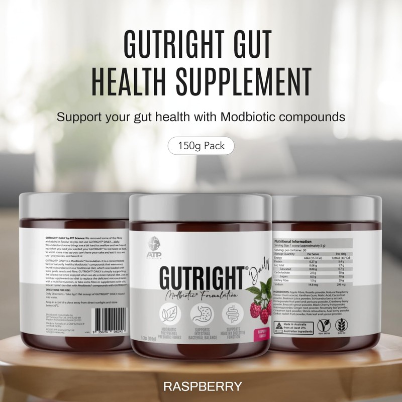 ATP Science GutRight® Gut Daily Health Supplement, Modbiotic and Polyphenol