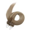 Ugeat Micro Link Hair Extensions Human Hair Light Brown with