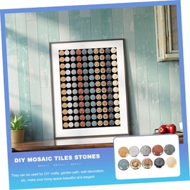 SUPVOX Ceramic Material DIY Tiles Pebble Stones Assemble Tile Making