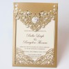 25-Set Luxury Pocket Wedding Invitations by Picky Bride, European-Style Upgraded