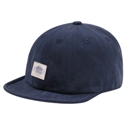 Croogo Men's Umpire Cap, Short Brim, Soft, Breathable, Solid, Simple, Cotton, Short Brim Cap, Running, Tennis, School, Commute, Outdoor, Spring, Summer, Autumn, Winter, G-DY10-Navy Blue