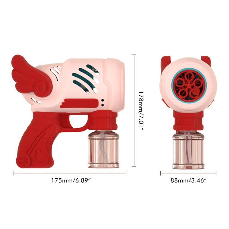 5 Hole Bubble Machine Electric Bubble Machine Light Music Soap