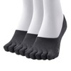 Gunze SQX984 Women's Sabrina, Cotton Blend Five Finger Foot Cover,