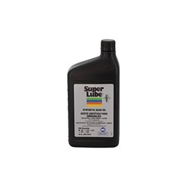 Super Lube 54100 Synthetic Gear Oil ISO 150, 1 Quart Bottle, Translucent