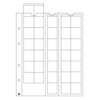 Leuchtturm 306013 Manicotti per Monete Optima 27, 35 compartimenti cristallini