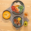 Herogo Stoneware Dinnerware Sets for 8, 24 Piece Plates and