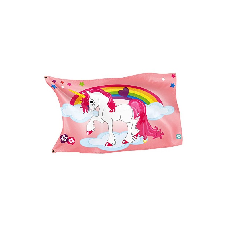 Rahmenlos® Design Flag: Pink Unicorn Pony