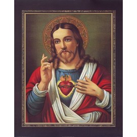 Jesus: Sacred Heart - Poster by Thomas L. Cathey Collection (22 x 28)