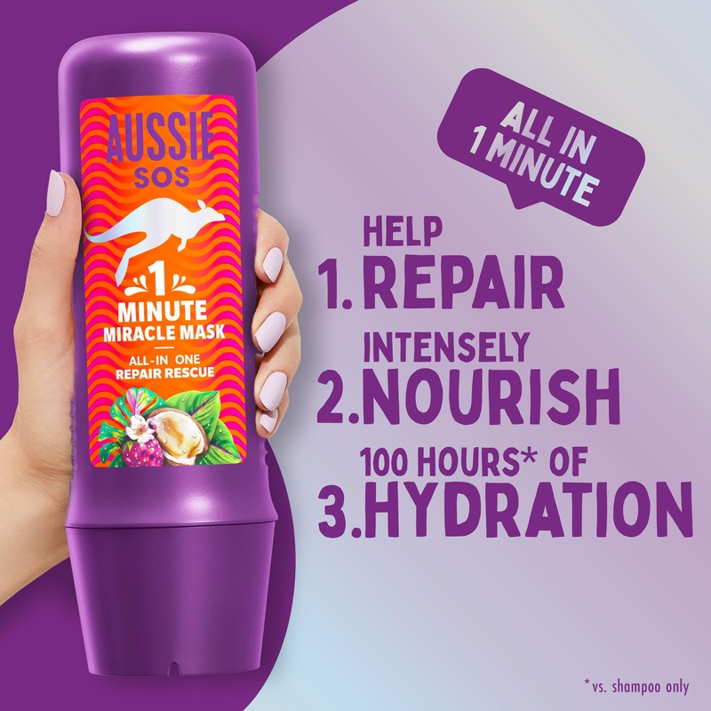 Aussie Repair And Revive Shampoo and Deep Conditioner Treatment Hair