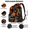 Kaifanee Basketball Backpack for Boys, Sports Basketball Print Backpack, 18