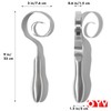 OYV Seamless Dough Whisk, 18/10 Stainless Steel Danish Dough Wisk,