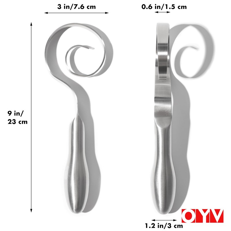 OYV Seamless Dough Whisk, 18/10 Stainless Steel Danish Dough Wisk,