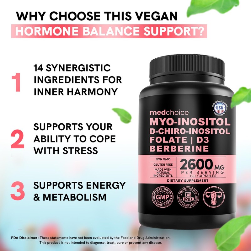 14-in-1 Inositol Supplement & Hormone Support for Women - 40:1