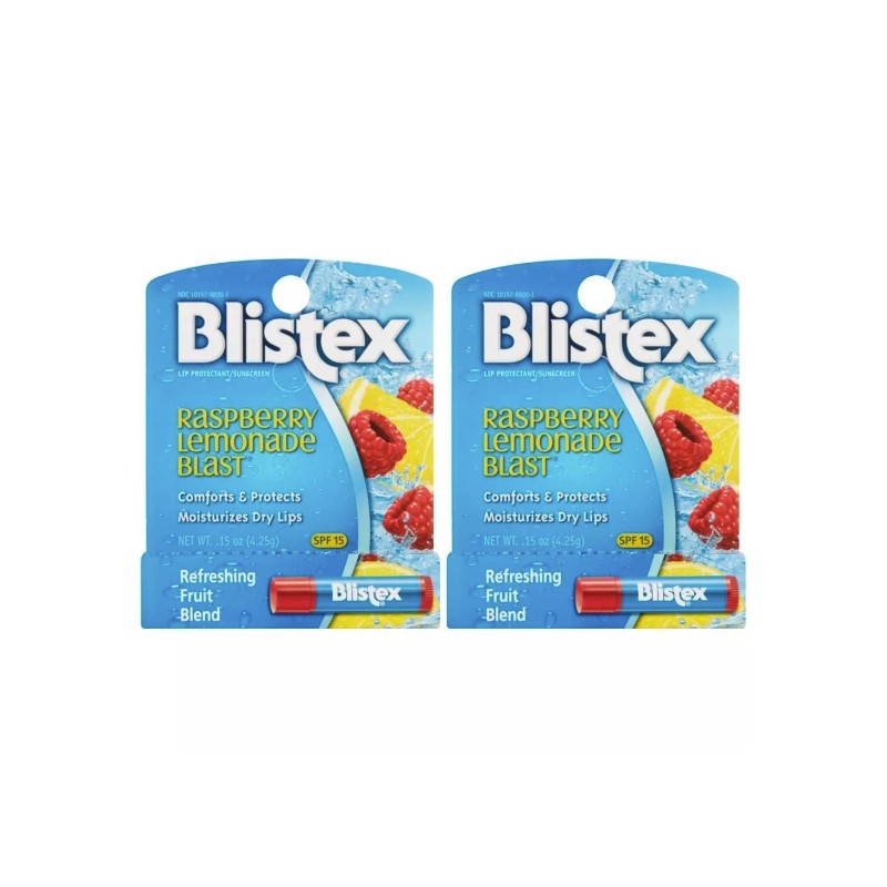 Blistex (2 PACK) Raspberry Lemonade Blast Lip Balm - Moisturizes