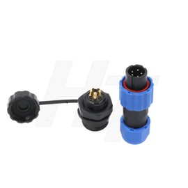 HangTon SD13 5 Pin Male and Female Panel Mount Socket Aviation Round Waterproof IP68 for Outdoor Power System