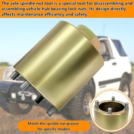 FBSCTMH 1/2" Drive Axle Spindle Nut Tool Socket Compatible with GEO Tracker, for Suzuki Sidekick Grand Vitara, for Chevy Tracker