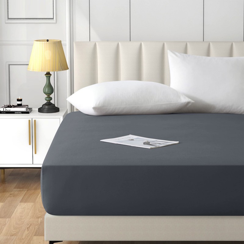 AMEHA Super King Fitted Sheet 25 cm Deep Soft Brushed