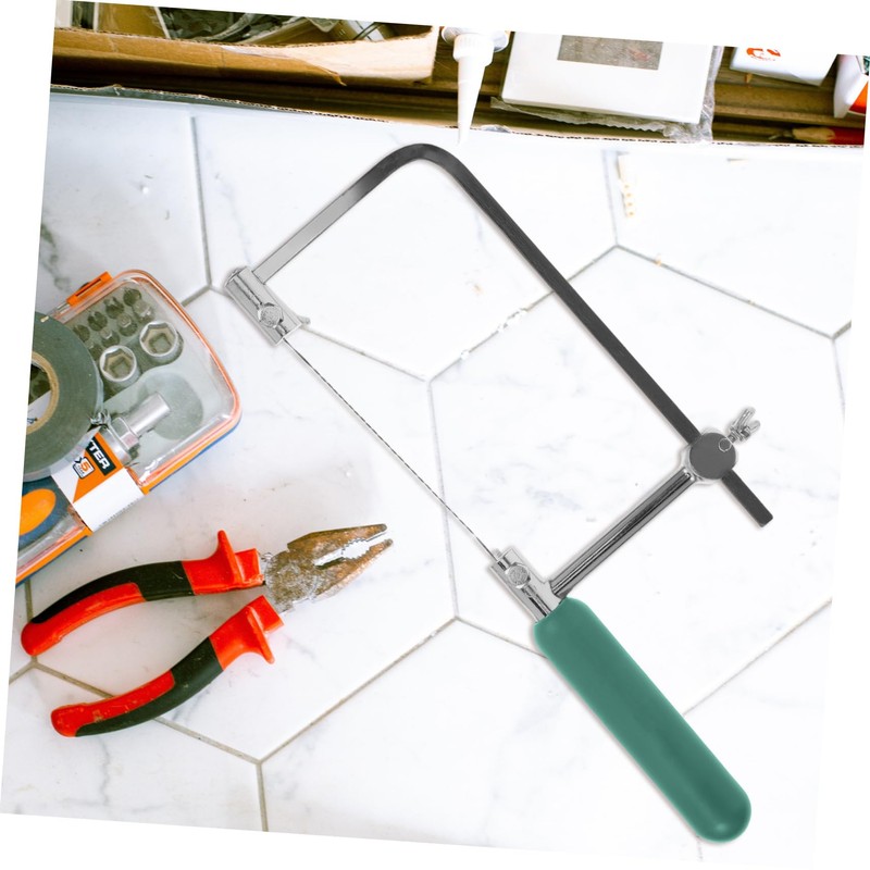 SHINEOFI Curved Saw U Shaped Hacksaw for Jewelry and Woodworking