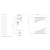 MeanWell MDR-40-24 DIN Rail Power Supply, 40.8 W, 24 V,
