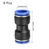 sourcing map Push to Connector Fitting, 16mm Tube OD Quick