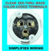 Journeyman-Pro 5278W 15 Amp 120-125 Volt, NEMA 5-15 Flanged Inlet,