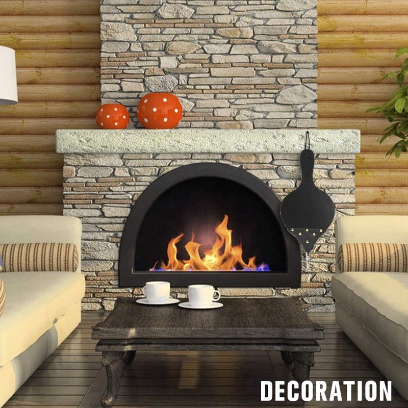 Fireplace Bellows Manual Wood Air Blower for Outdoor Camping BBQ