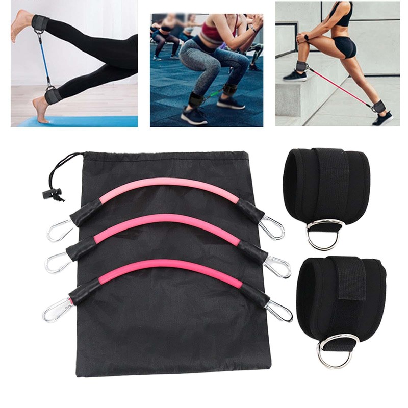 Perfeclan Ankle Resistance Bands with Ankle Cuffs Lightweight Legs Resistance